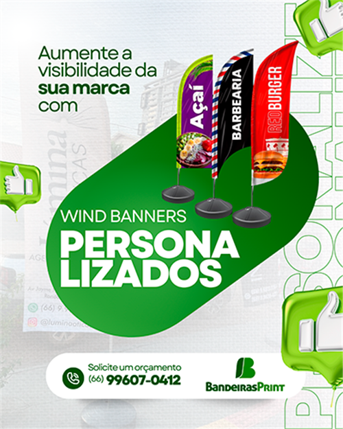 Wind Banner Personalizado